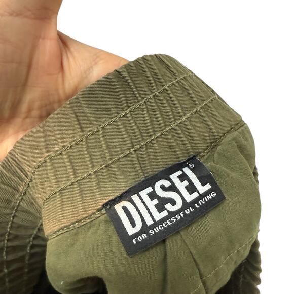 Diesel O-Endivia High Waist Cargo Mini Skirt Camo Green Women’s Size 25 - Picture 9 of 11